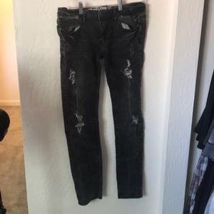 Blackish gray jeans